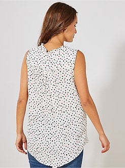 Soepele blouse met print - Kiabi