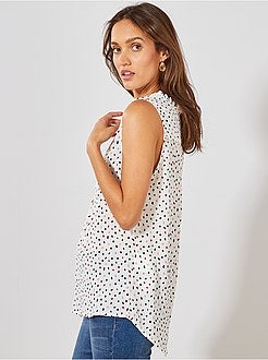 Soepele blouse met print - Kiabi