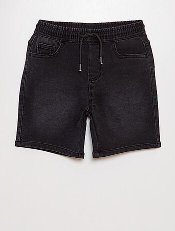 Spijkerbermuda met stretch