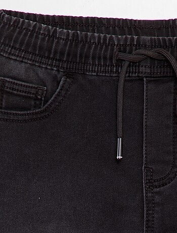 Spijkerbermuda met stretch