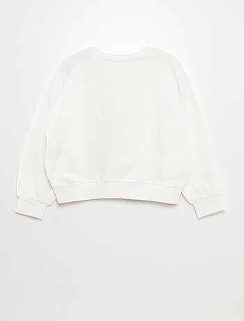 'Minnie'-sweater van joggingstof