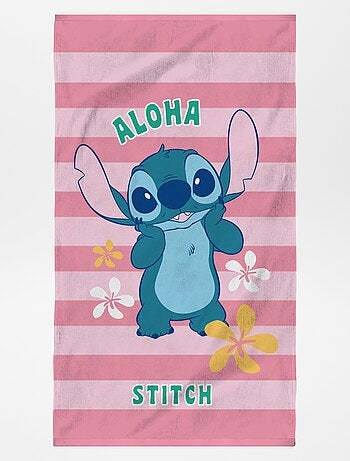Strandlaken met 'Stitch'-print