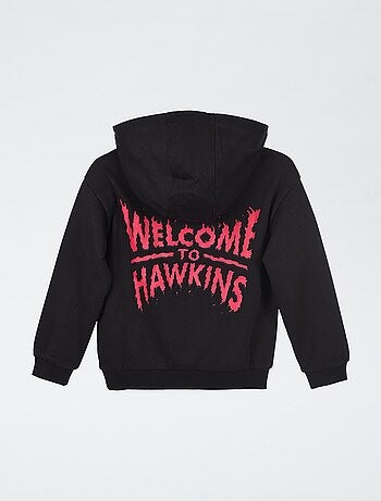 Suncity | Fleece-hoodie met Stranger things-print
