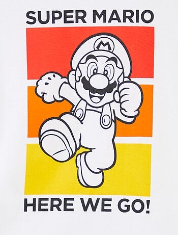 'Super Nintendo'-T-shirt met 'Mario'-print