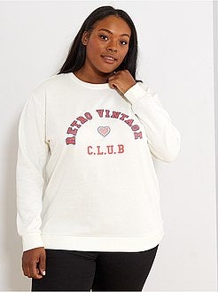 Sweater met bedrukt opschrift - Kiabi