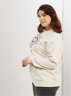 Sweater met campusprint - Kiabi