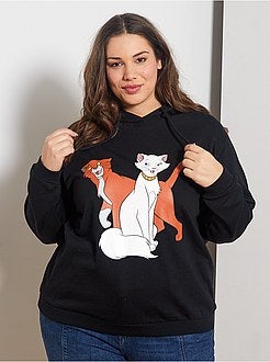 Sweater met capuchon van de 'Aristokatten' - Kiabi