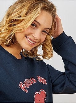 Sweater met opschrift ‘ecodesign’ - Kiabi