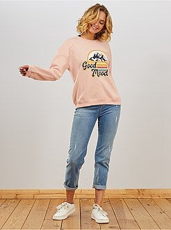 Sweater met opschrift ‘ecodesign’ - Kiabi