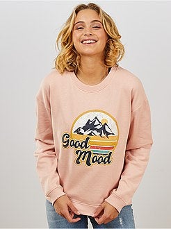 Sweater met opschrift ‘ecodesign’ - Kiabi