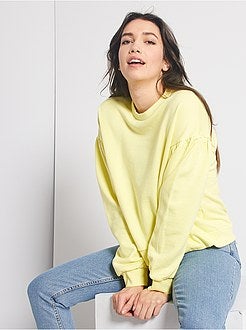 Sweater met pofmouwen - Kiabi