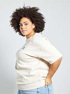 Sweater met pofmouwen - Kiabi