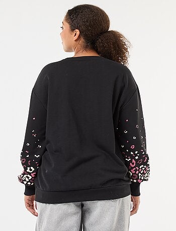 Sweater met print 'Only Carmakoma'