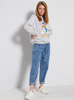 Sweater met print van ‘Donald’ en Katrien’ - Kiabi