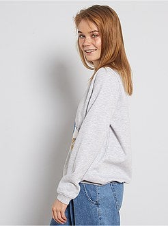 Sweater met print van ‘Donald’ en Katrien’ - Kiabi