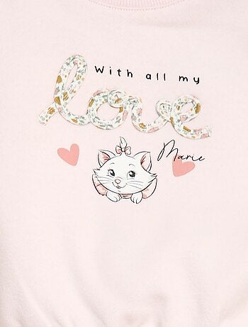 Sweater met ronde hals en print 'Marie' 'Disney'