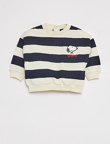 Sweater met 'Snoopy'-print en ronde hals