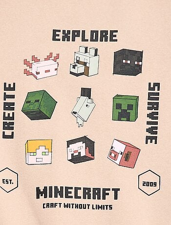 Sweater van fleece 'Minecraft'