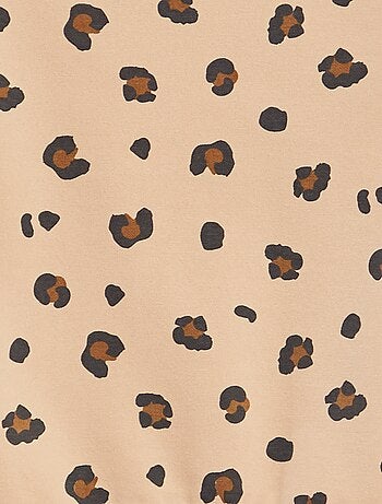 Sweater van joggingstof met motiefje