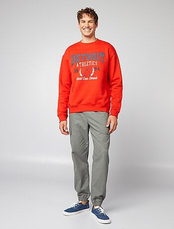 Sweater van joggingstof