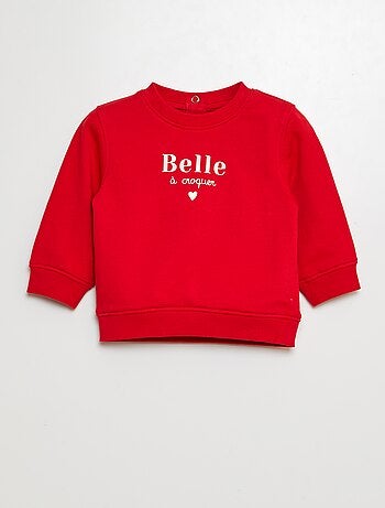 Sweater van joggingstof