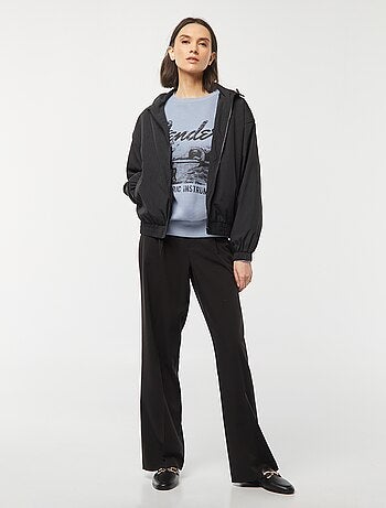 Sweater van lichte joggingstof met Fender-print