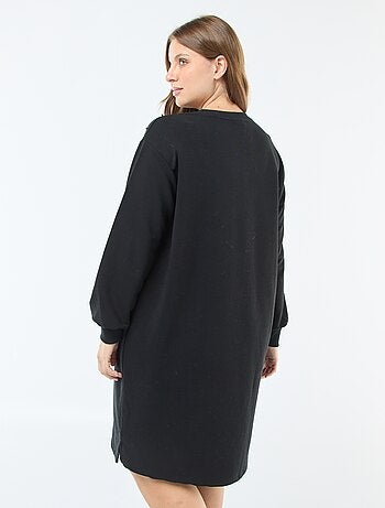 Sweatjurk met kraaltjes 'Only Carmakoma'