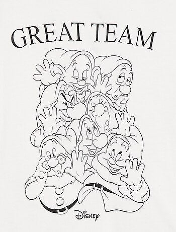 T-shirt 'De zeven dwergen' 'Disney'