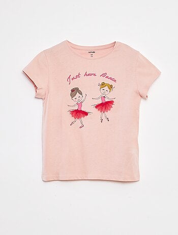 T-shirt met animatieprint en korte mouwen