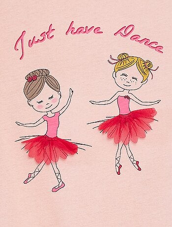 T-shirt met animatieprint en korte mouwen