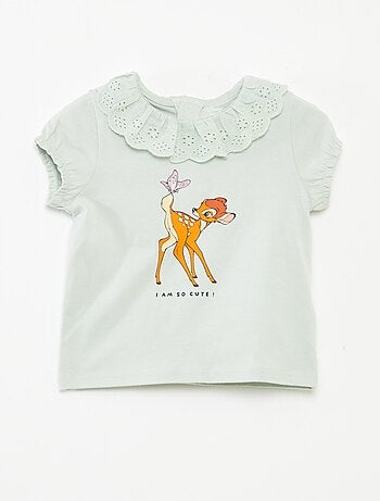 T-shirt met broderie anglaise 'Marie'