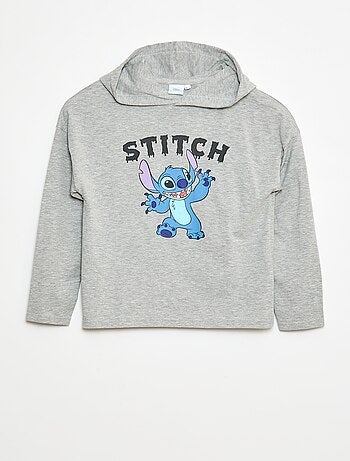 T-shirt met capuchon 'Stitch'