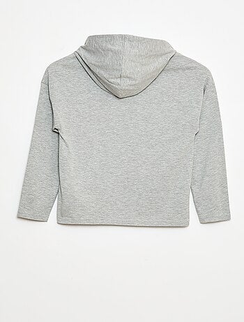 T-shirt met capuchon 'Stitch'