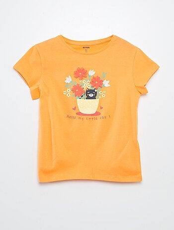 T-shirt met fantasieprint