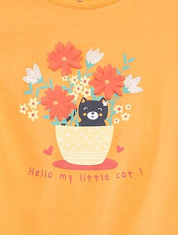 T-shirt met fantasieprint