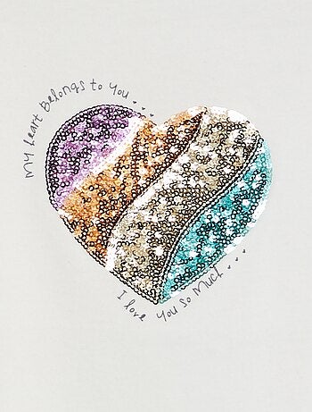 T-shirt met fantasieprint