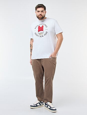 T-shirt met kerstprint 'Produkt'