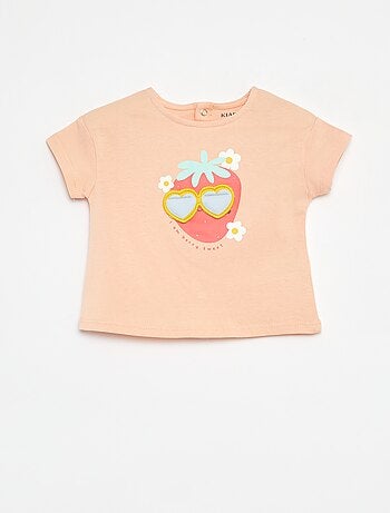 T-shirt met korte mouw en leuk detail