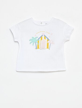 T-shirt met korte mouw en leuk detail