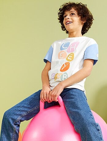 T-shirt met korte mouw en print - Grafik Edition