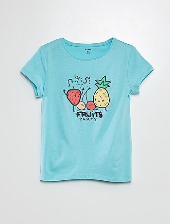 T-shirt met korte mouw en print