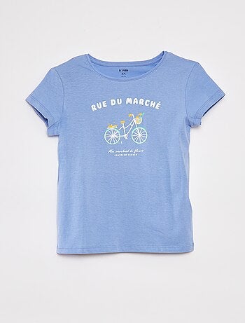 T-shirt met korte mouw en print