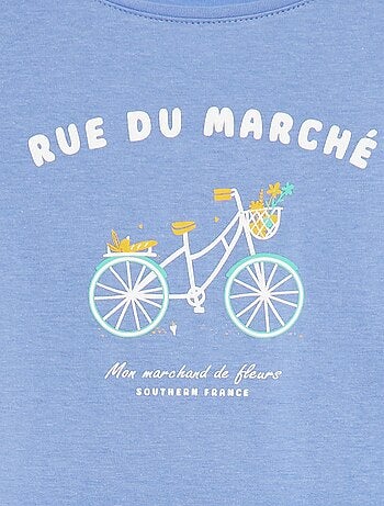 T-shirt met korte mouw en print