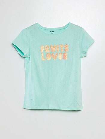 T-shirt met korte mouw en print