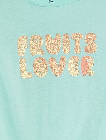 T-shirt met korte mouw en print