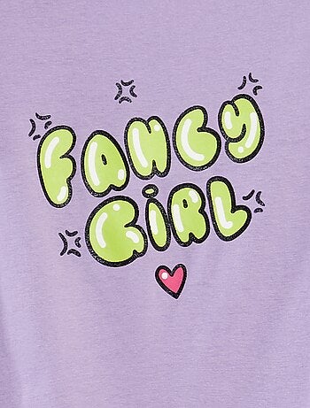 T-shirt met korte mouw en print