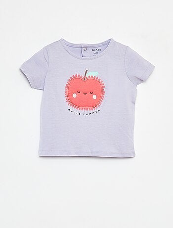 T-shirt met korte mouw en print