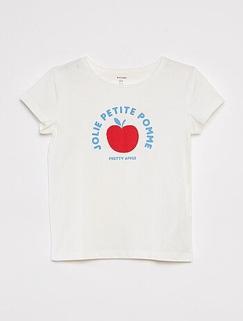 T-shirt met korte mouw en print