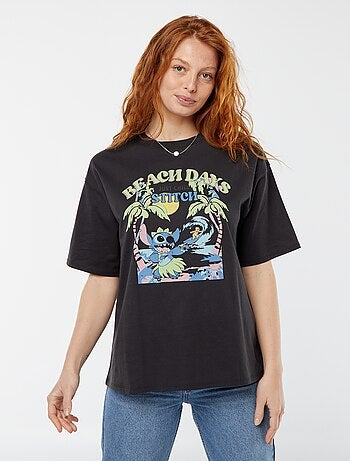 T-shirt met korte mouw en ronde hals 'Disney'