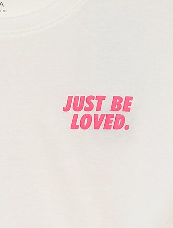 T-shirt met korte mouw en ronde hals